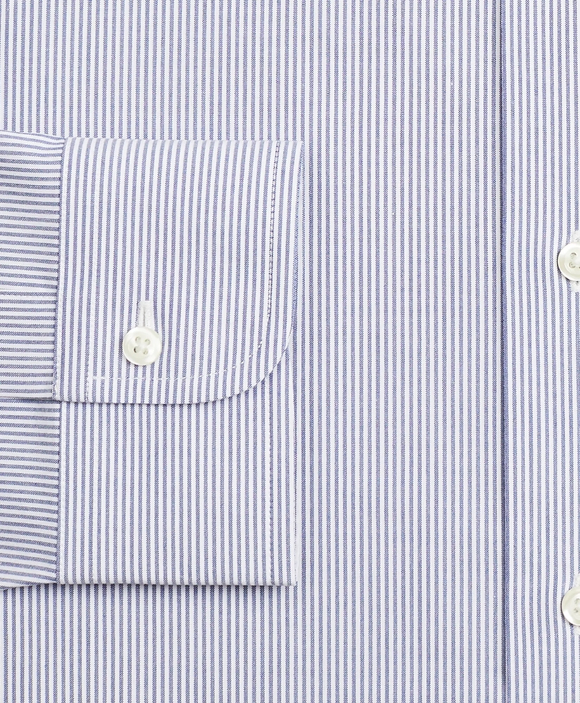 Stretch Regent Regular-Fit  Dress Shirt, Non-Iron Poplin Ainsley Collar Fine Stripe, image 3