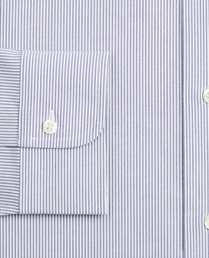 Stretch Regent Regular-Fit  Dress Shirt, Non-Iron Poplin Ainsley Collar Fine Stripe, image 3