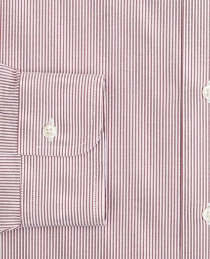 Stretch Regent Regular-Fit  Dress Shirt, Non-Iron Poplin English Collar Fine Stripe, image 3
