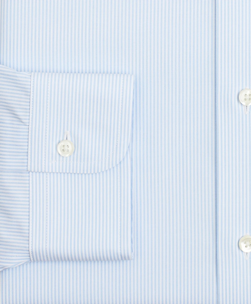 Stretch Soho Extra-Slim-Fit Dress Shirt, Non-Iron Poplin Button-Down Collar Fine Stripe, image 3