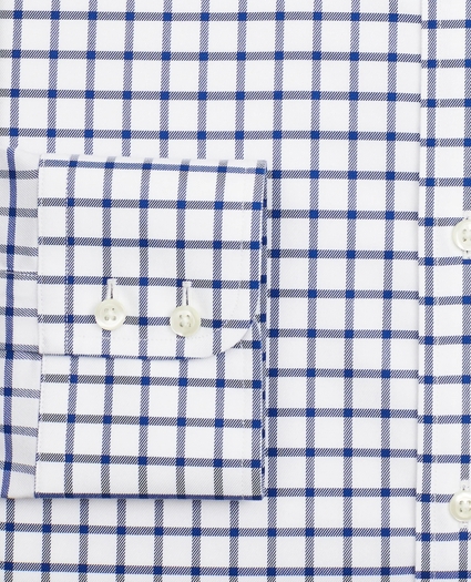 Stretch Soho Extra-Slim-Fit Dress Shirt, Non-Iron Twill Ainsley Collar Grid Check, image 3