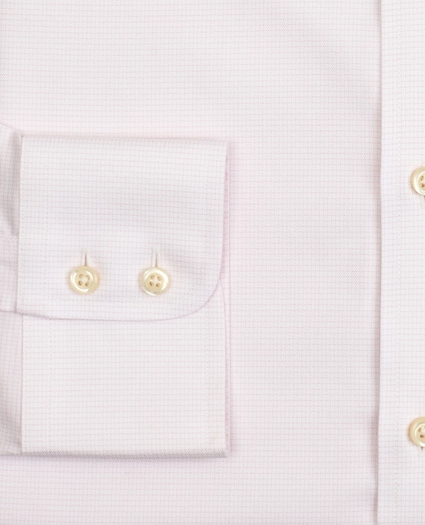 Stretch Soho Extra-Slim-Fit Dress Shirt, Non-Iron Twill Button-Down Collar Micro-Check, image 3