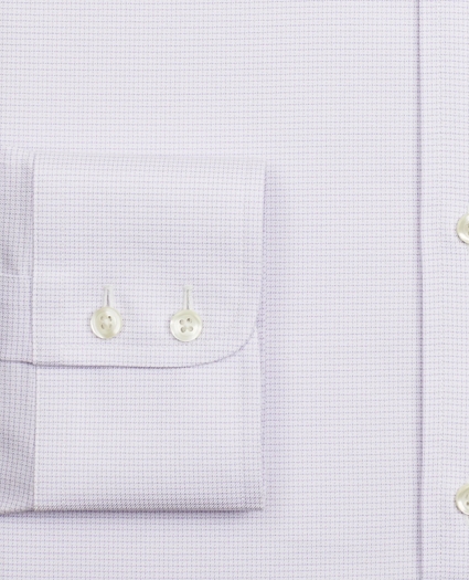 Stretch Soho Extra-Slim-Fit Dress Shirt, Non-Iron Twill Ainsley Collar Micro-Check, image 3