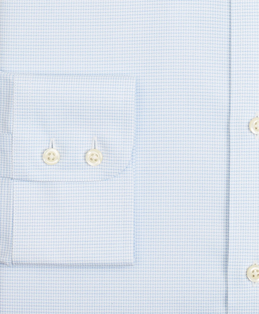 Stretch Soho Extra-Slim-Fit Dress Shirt, Non-Iron Twill Ainsley Collar Micro-Check, image 3