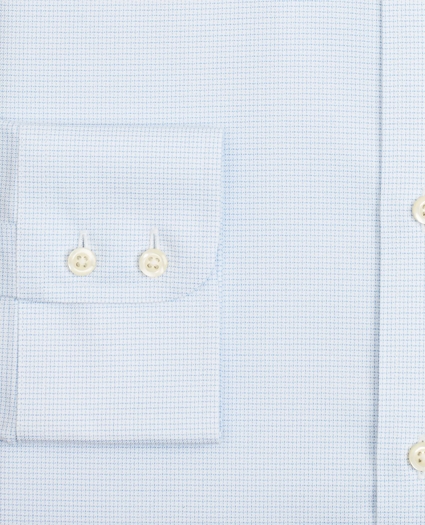 Stretch Soho Extra-Slim-Fit Dress Shirt, Non-Iron Twill Ainsley Collar Micro-Check, image 3