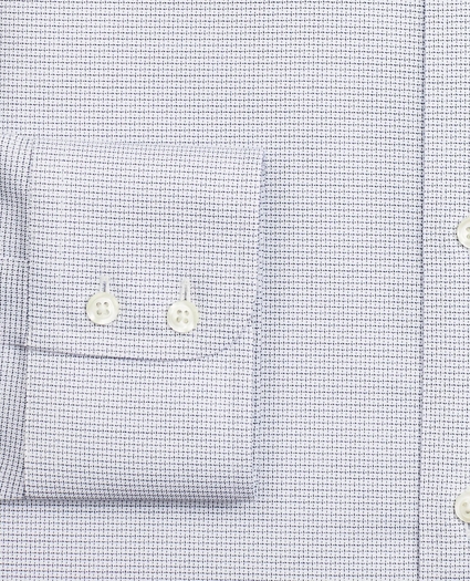 Stretch Soho Extra-Slim-Fit Dress Shirt, Non-Iron Twill English Collar Micro-Check, image 3