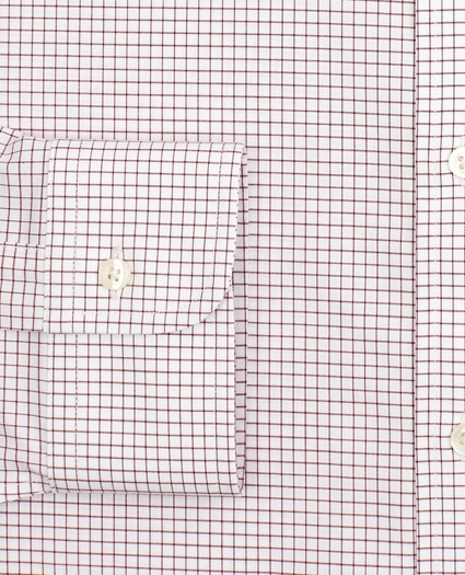 Stretch Soho Extra-Slim-Fit Dress Shirt, Non-Iron Poplin Ainsley Collar Small Grid Check, image 3