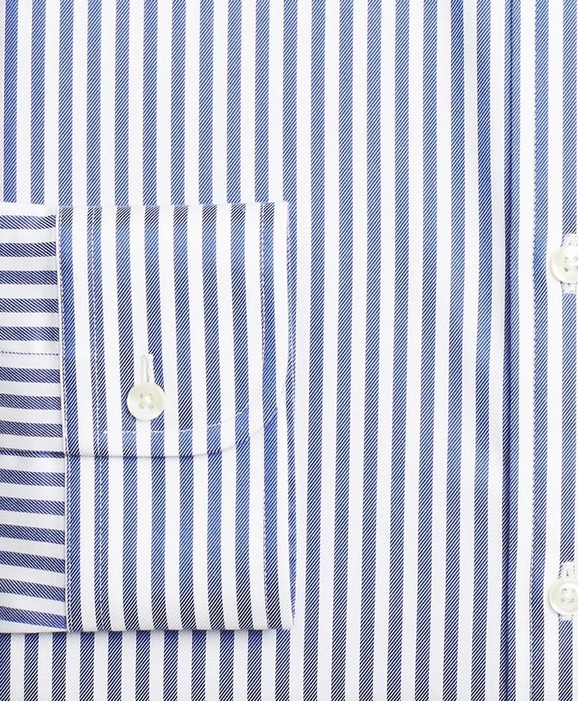 Stretch Regent Regular-Fit Dress Shirt, Non-Iron Twill Button-Down Collar Bold Stripe, image 3