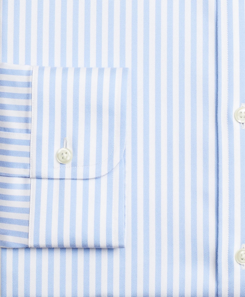 Stretch Soho Extra-Slim-Fit Dress Shirt, Non-Iron Twill English Collar Bold Stripe, image 3
