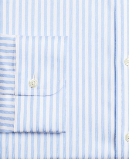 Stretch Soho Extra-Slim-Fit Dress Shirt, Non-Iron Twill English Collar Bold Stripe, image 3
