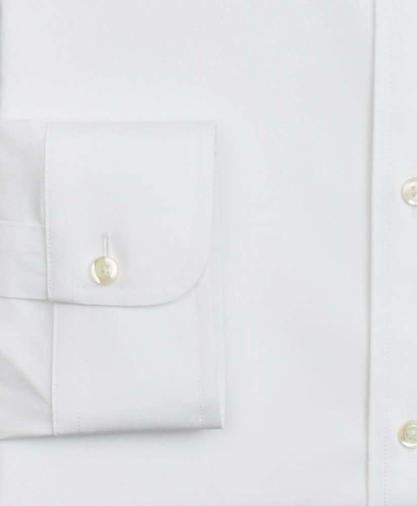 Stretch Madison Relaxed-Fit Dress Shirt, Non-Iron Poplin Ainsley Collar, image 3