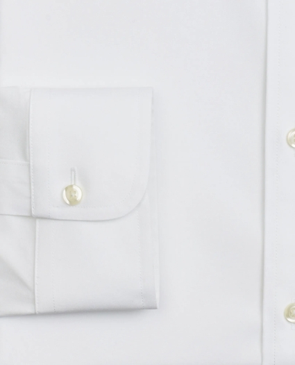 Stretch Madison Relaxed-Fit Dress Shirt, Non-Iron Poplin Ainsley Collar, image 3