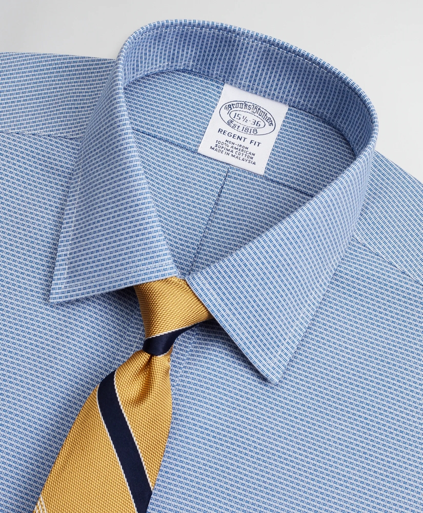 Regent Regular-Fit Dress Shirt, Non-Iron Dobby Ainsley, image 2