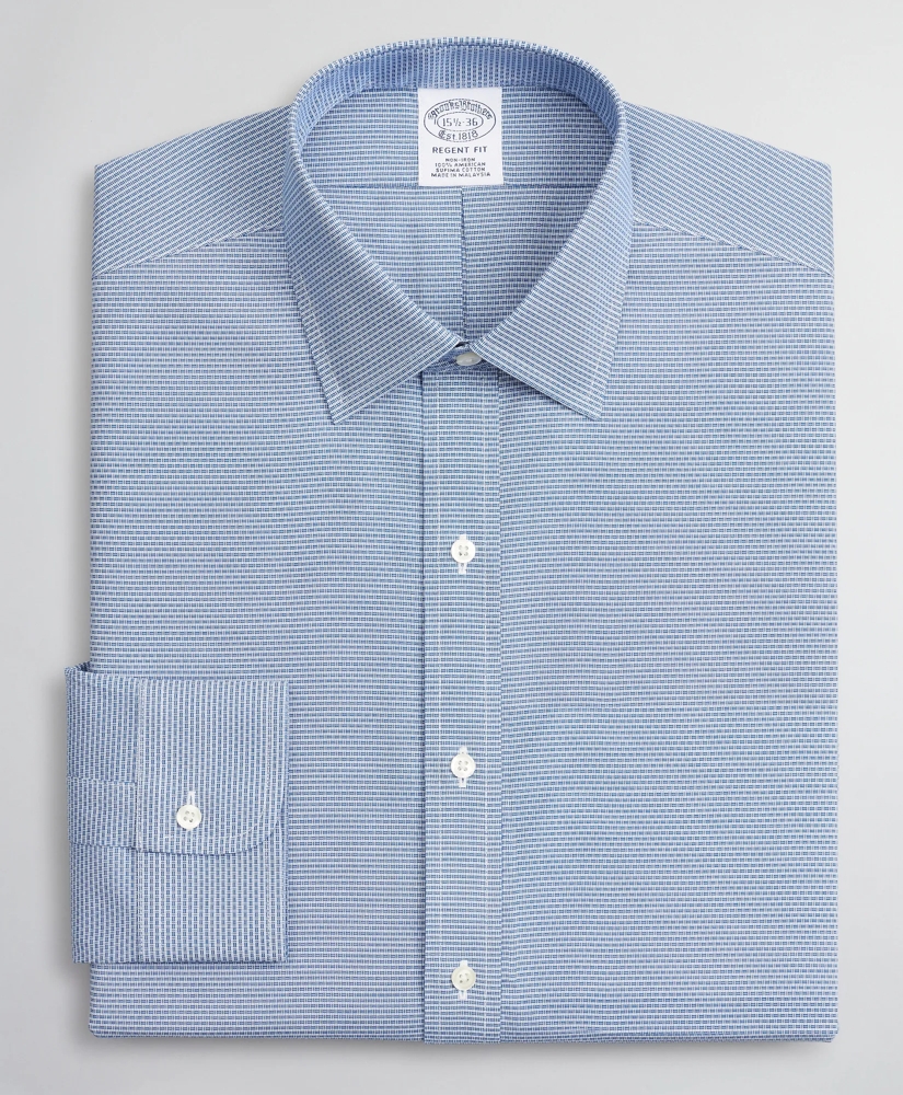 Regent Regular-Fit Dress Shirt, Non-Iron Dobby Ainsley, image 4