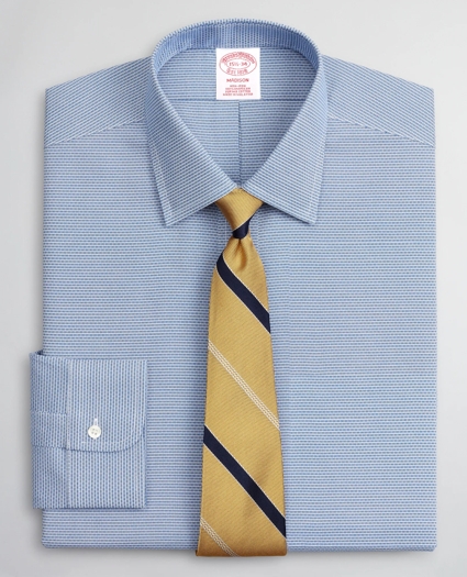 Madison Relaxed-Fit Dress Shirt, Non-Iron Dobby Ainsley, image 1