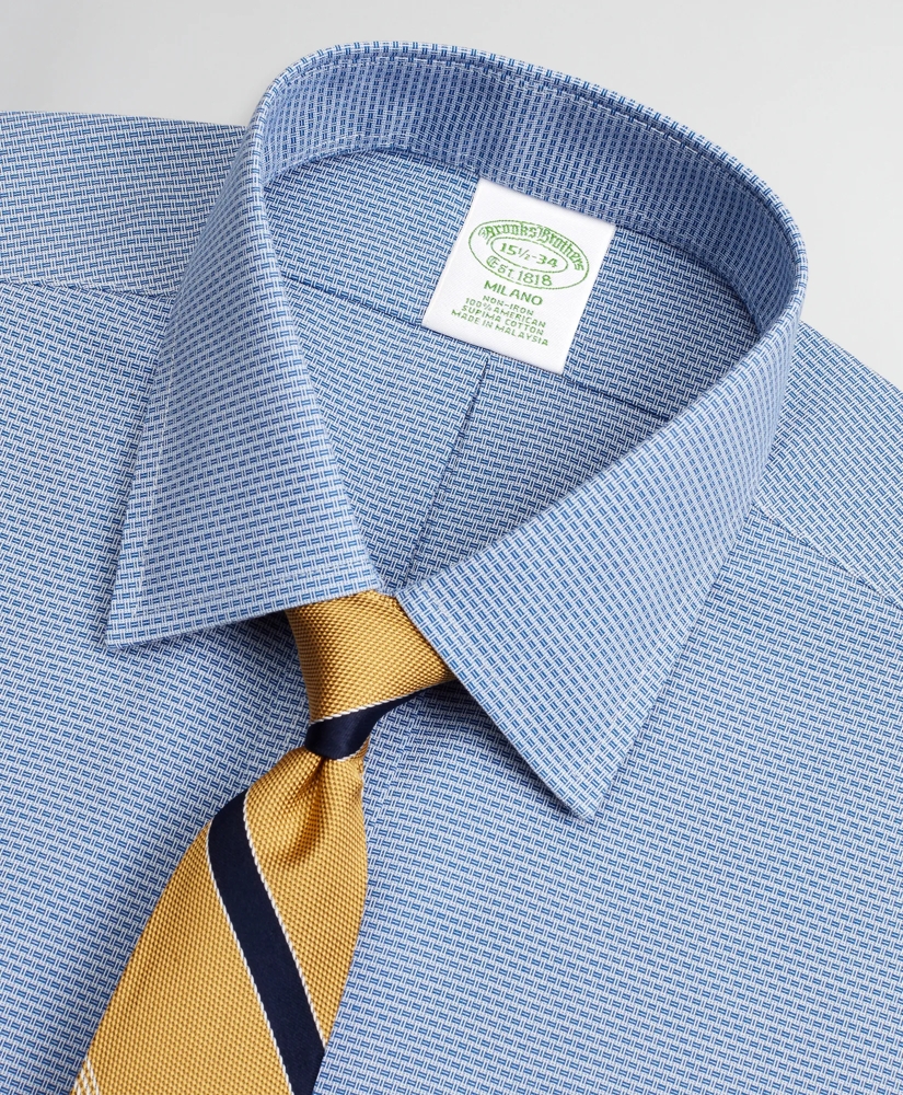 Milano Slim-Fit Dress Shirt, Non-Iron Dobby Ainsley, image 2