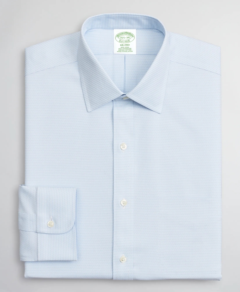 Milano Slim-Fit Dress Shirt, Non-Iron Dobby Ainsley, image 4