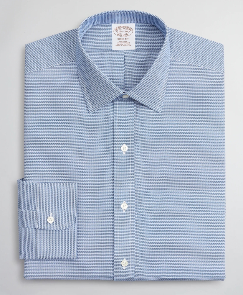 Soho Extra-Slim-Fit Dress Shirt, Non-Iron Dobby Ainsley, image 4