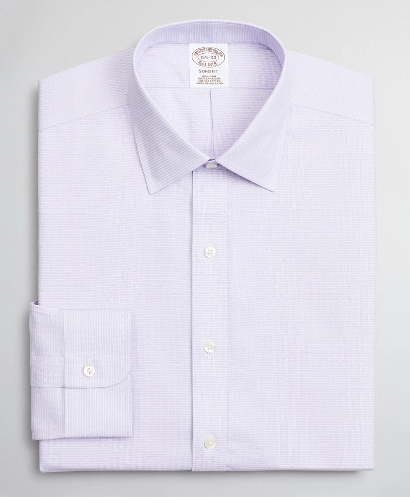 Soho Extra-Slim-Fit Dress Shirt, Non-Iron Dobby Ainsley, image 4