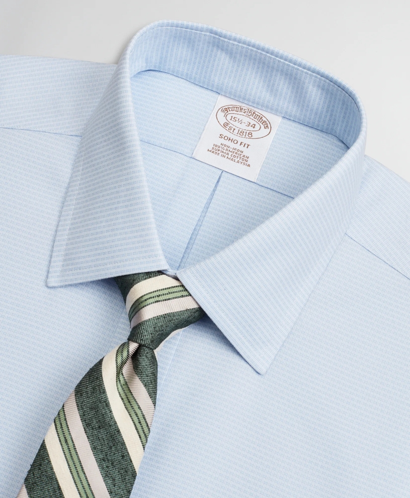 Soho Extra-Slim-Fit Dress Shirt, Non-Iron Dobby Ainsley, image 2