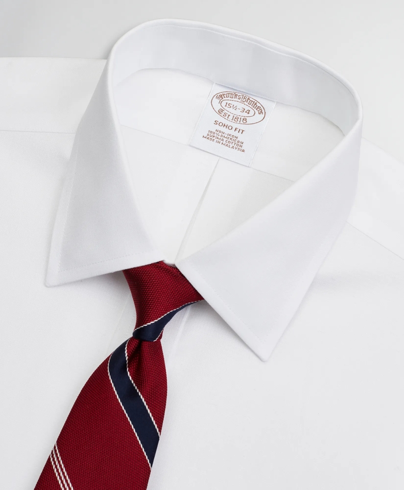 Soho Extra-Slim-Fit Dress Shirt, Non-Iron Dobby Ainsley, image 2