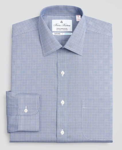 Madison Relaxed-Fit Dress Shirt, Performance Non-Iron with COOLMAX®, Ainsley Collar Twill  Check, image 4