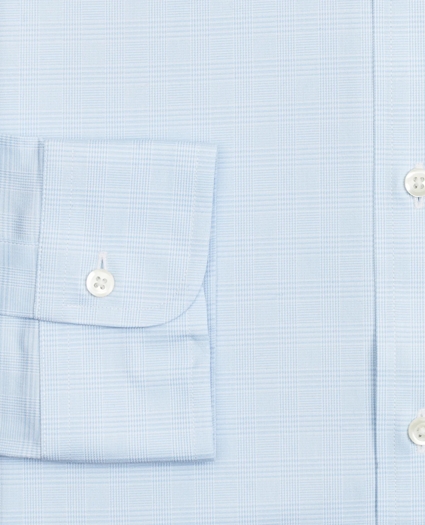 Milano Slim-Fit Dress Shirt, Performance Non-Iron with COOLMAX®, Button-Down Collar Twill Check, image 3