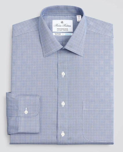 Soho Extra-Slim Fit Dress Shirt, Performance Non-Iron with COOLMAX®, Ainsley Collar Twill Check, image 4