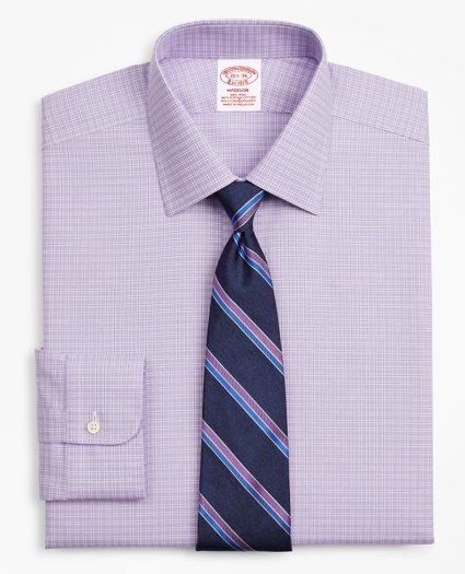 Stretch Madison Relaxed-Fit Dress Shirt, Non-Iron Royal Oxford Ainsley Collar Check, image 1