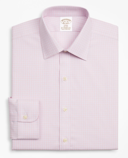 Stretch Soho Extra-Slim-Fit Dress Shirt, Non-Iron Royal Oxford Ainsley Collar Check, image 4