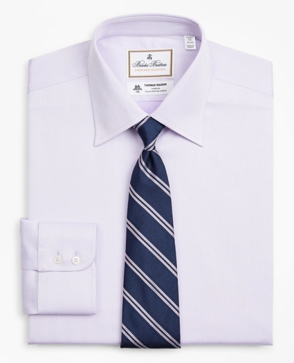 Luxury Collection Soho Extra-Slim-Fit Dress Shirt, Franklin Spread Collar Herringbone, image 1