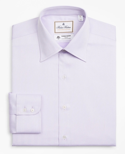 Luxury Collection Soho Extra-Slim-Fit Dress Shirt, Franklin Spread Collar Herringbone, image 4