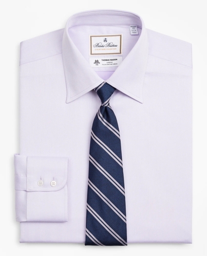 Luxury Collection Regent Regular-Fit Dress Shirt, Franklin Spread Collar Herringbone, image 1
