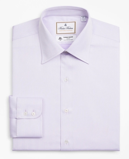 Luxury Collection Regent Regular-Fit Dress Shirt, Franklin Spread Collar Herringbone, image 4