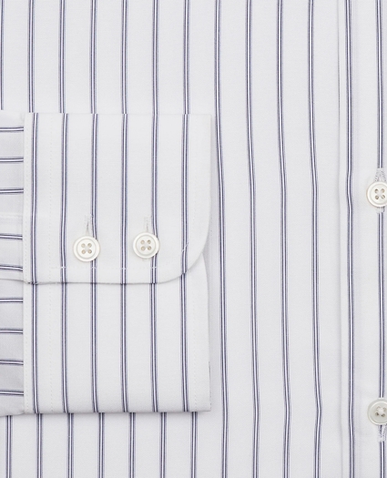 Luxury Collection Milano Slim-Fit Dress Shirt, Franklin Spread Collar Micro-Outline Stripe, image 3