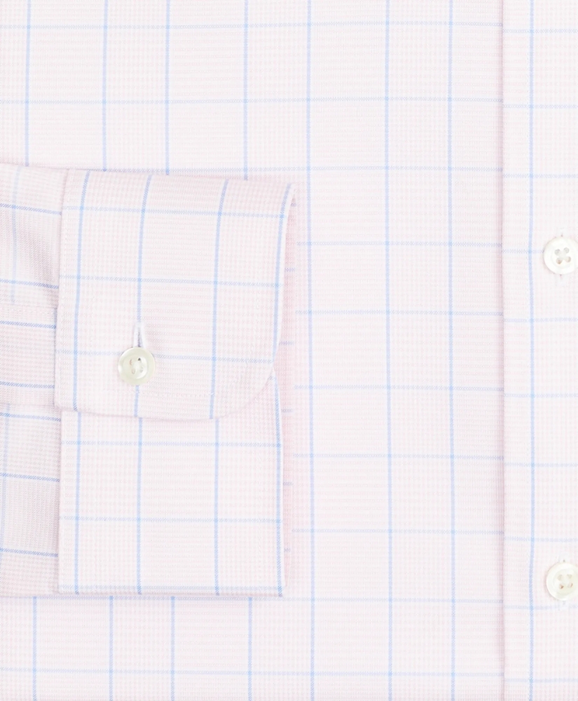 Stretch Soho Extra-Slim-Fit Dress Shirt, Non-Iron Pinpoint Button-Down Collar Glen Plaid, image 3