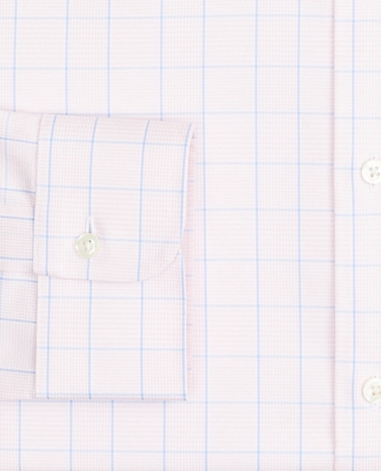 Stretch Soho Extra-Slim-Fit Dress Shirt, Non-Iron Pinpoint Button-Down Collar Glen Plaid, image 3