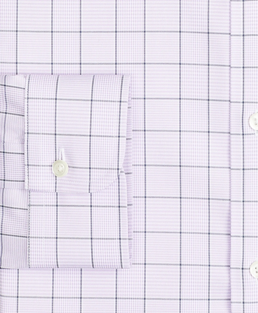Stretch Soho Extra-Slim-Fit Dress Shirt, Non-Iron Pinpoint Button-Down Collar Glen Plaid, image 3
