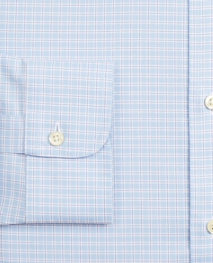 Stretch Regent Regular-Fit Dress Shirt, Non-Iron Royal Oxford Ainsley Collar Check, image 3