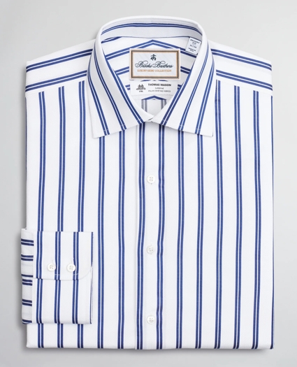 Luxury Collection Regent Regular-Fit Dress Shirt, Franklin Spread Collar Double Stripe, image 4