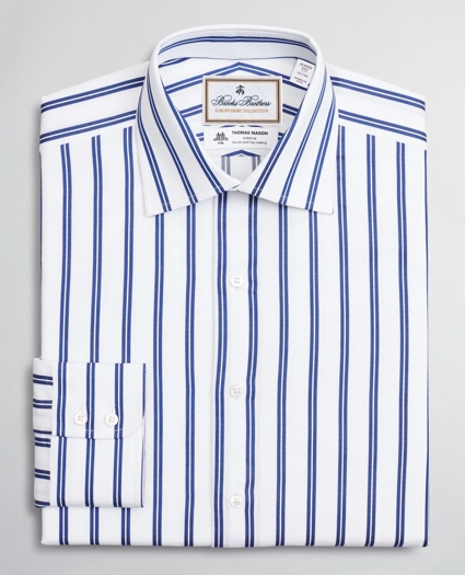Luxury Collection Soho Extra-Slim-Fit Dress Shirt, Franklin Spread Collar Double Stripe, image 4