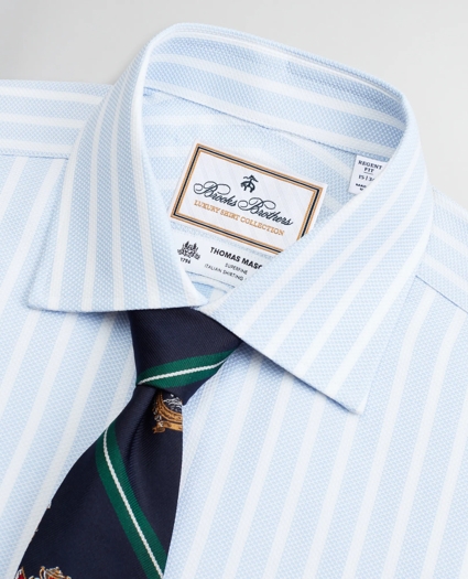 Luxury Collection Regent Regular-Fit Dress Shirt, Franklin Spread Collar Stripe, image 2