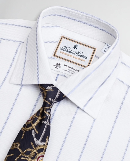 Luxury Collection Regent Regular-Fit Dress Shirt, Franklin Spread Collar Pinstripe, image 2