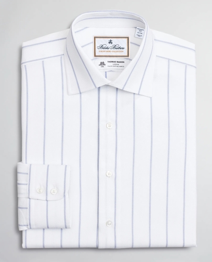 Luxury Collection Regent Regular-Fit Dress Shirt, Franklin Spread Collar Pinstripe, image 4