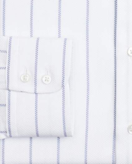 Luxury Collection Milano Slim-Fit Dress Shirt, Franklin Spread Collar Pinstripe, image 3