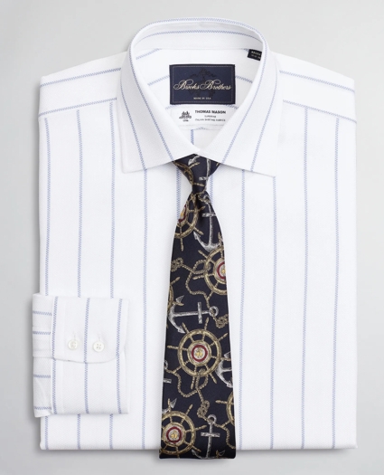 Luxury Collection Soho Extra-Slim-Fit Dress Shirt, Franklin Spread Collar Pinstripe, image 1