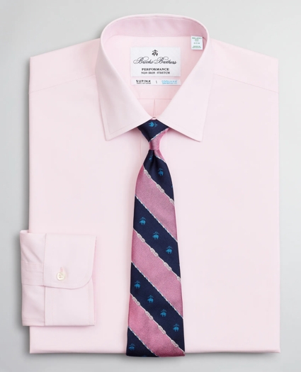 Milano Slim Fit Dress Shirt, Performance Non-Iron with COOLMAX®, Ainsley Collar Twill, image 1