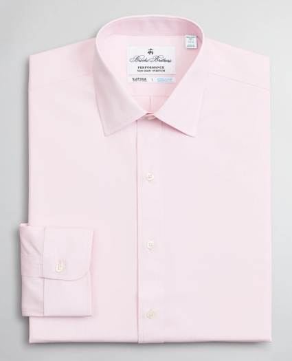 Milano Slim Fit Dress Shirt, Performance Non-Iron with COOLMAX®, Ainsley Collar Twill, image 4