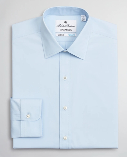 Regent Regular-Fit Dress Shirt, Performance Non-Iron with COOLMAX®, Ainsley Collar Twill, image 4