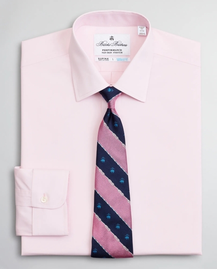 Soho Extra-Slim Fit Dress Shirt, Performance Non-Iron with COOLMAX®, Ainsley Collar Twill, image 1